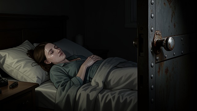 The Gift Goes Dark from "Missing You". The Gift Goes Dark Nightmares and Exhaustion Jessica develops severe post-traumatic nightmares and cannot sleep reliably.