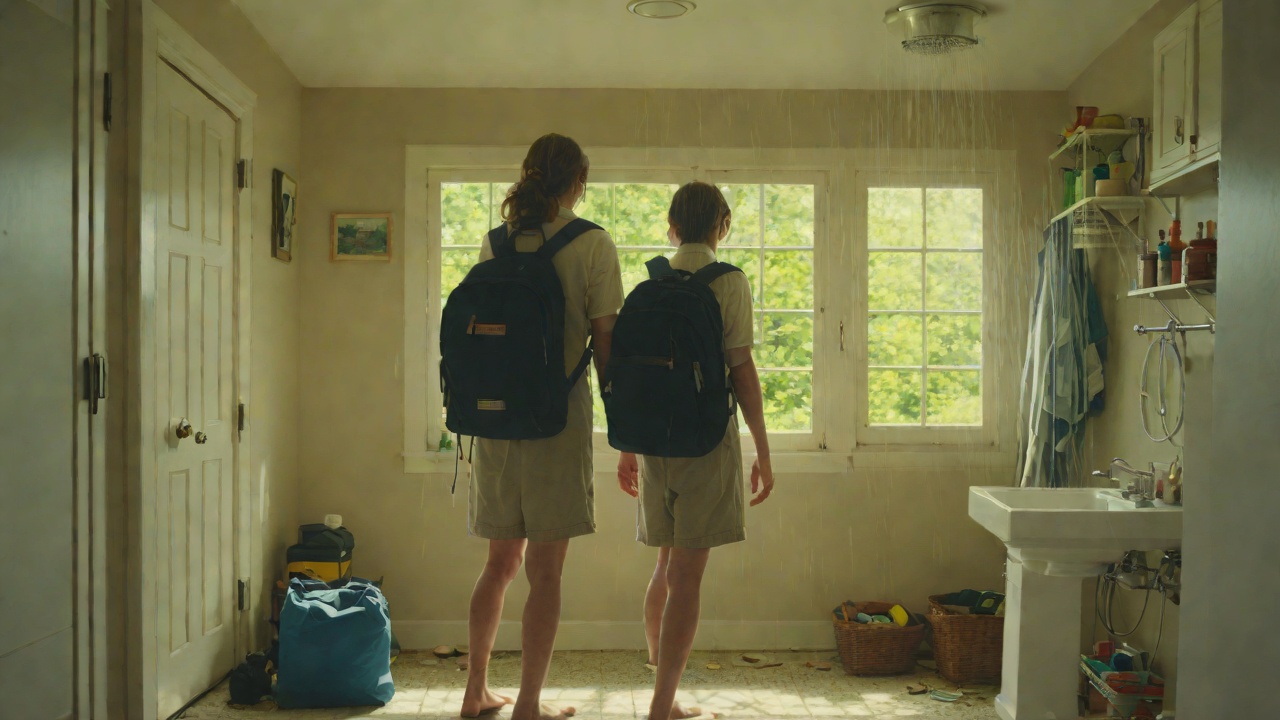 Shower and Backpack from "It Ends with Us". Shower and Backpack Scene Lily lets Atlas Corrigan shower in her house after school and packs a backpack with food, clothes, and soap.