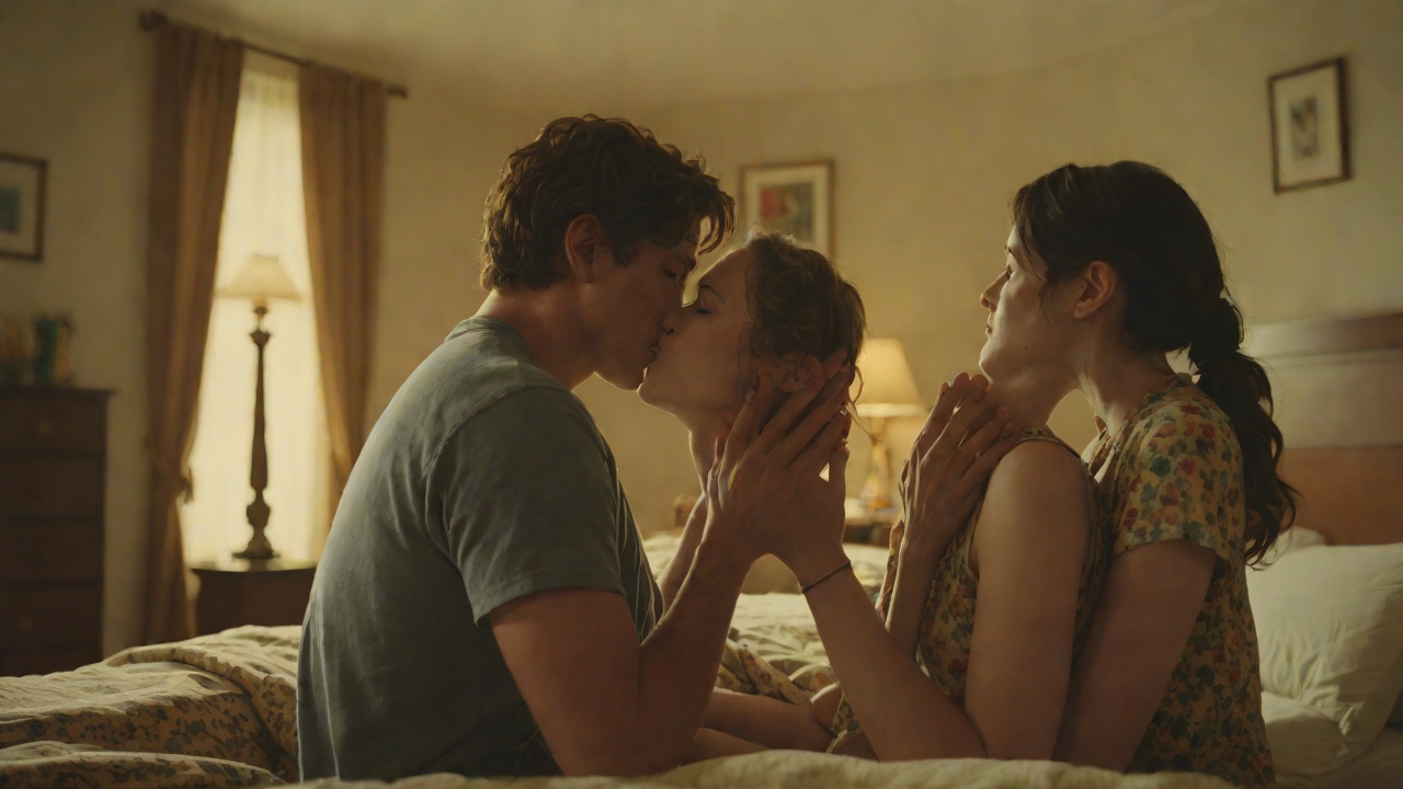 First Kiss in Her Bedroom from "It Ends with Us". First Kiss in Her Bedroom Scene Atlas asks if Lily has ever been kissed, then lowers his mouth to hers so gently that she feels like she is made of eggshells.