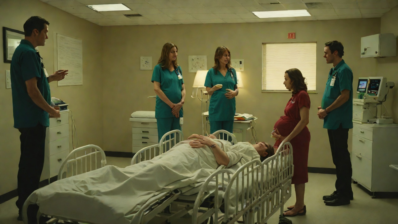 Pregnancy Revealed in the ER from "It Ends with Us". Pregnancy Revealed in the ER Scene After Ryle attacks Lily in their apartment, Atlas Corrigan takes her to a hospital.