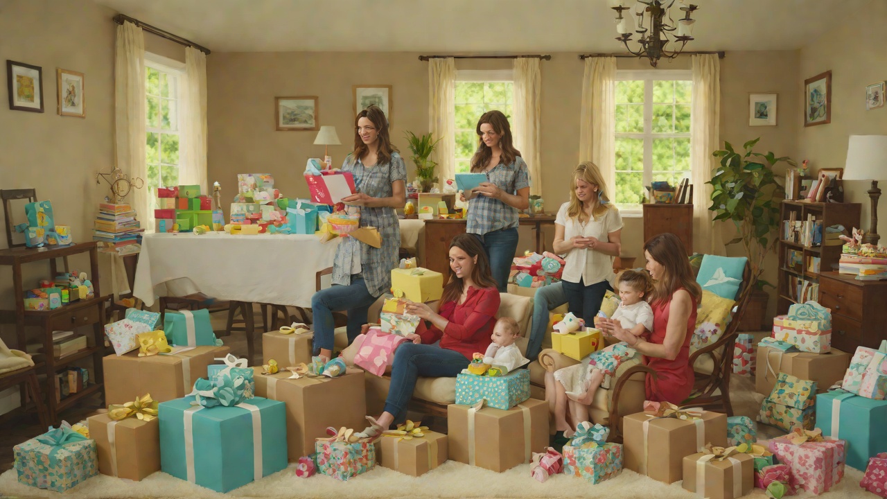 Baby Shower and Gift Overload from "It Ends with Us". Baby Shower and Gift Overload Scene Allysa throws Lily a baby shower, complete with a stack of gifts and three car seats.