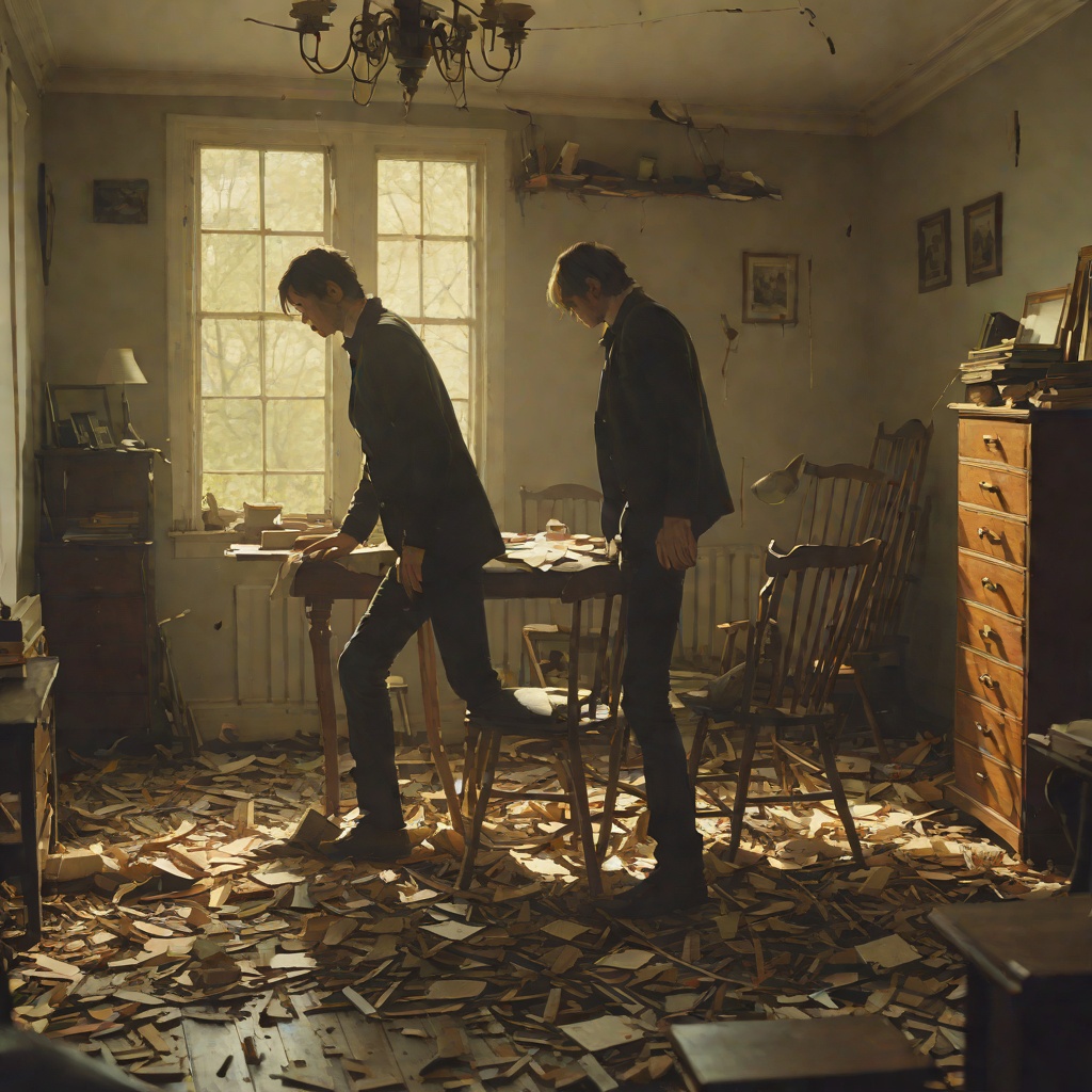 Ryle's Escalating Violence from "It Ends with Us". Traces the escalating pattern of physical aggression in Ryle Kincaid's relationship with Lily Bloom, from a shattered chair to the final attack.