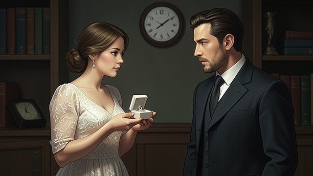 Engagement as Promise from "Poor Things". Engagement as Promise A sentimental covenant McCandless treats engagement as a pledge of lifelong devotion, preserving a pearl and Bella’s sweets as tokens.