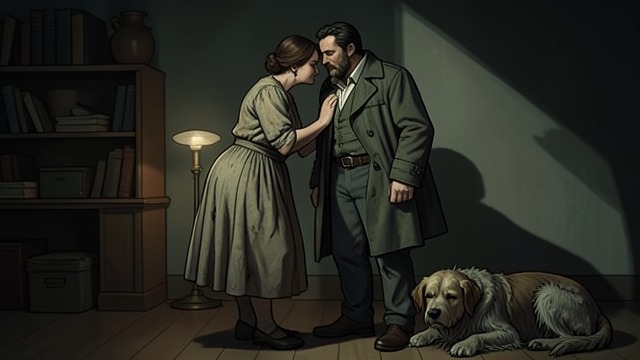 The Final Reconciliation from "Poor Things". The Final Reconciliation A question of origins Bella asks Baxter where her child is, bringing the concealed circumstances of her creation close to the surface.