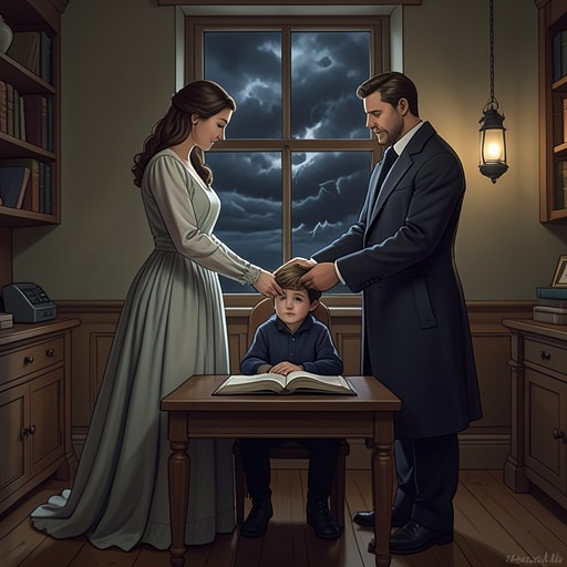Bella and Godwin’s Chosen Family from "Poor Things". This flow follows the changing bond between Bella Baxter and Godwin Bysshe Baxter, from creation and guardianship to adult affection and lasting grief.