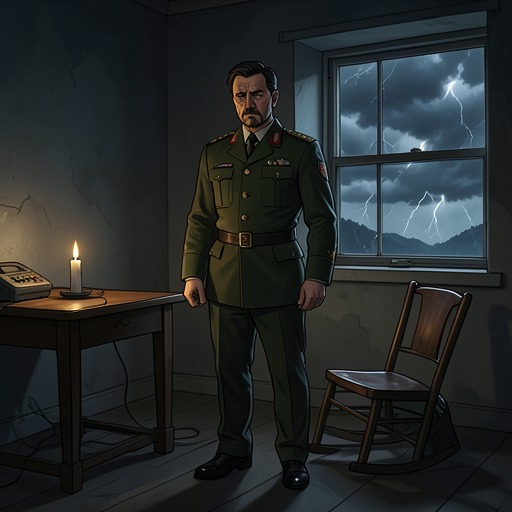 The General’s Authority Crumbles from "Poor Things". This flow traces General Sir Aubrey de la Pole Blessington’s reliance on military and domestic authority through exposure, defeat, and suicide.