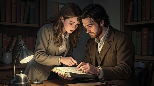 The Heiress of Peace from "Wuthering Heights". Reading With Her Hand on His Shoulder A Future Reclaimed Lockwood sees Cathy standing over Hareton as he reads, her ringlets mingling with his brown locks, her…