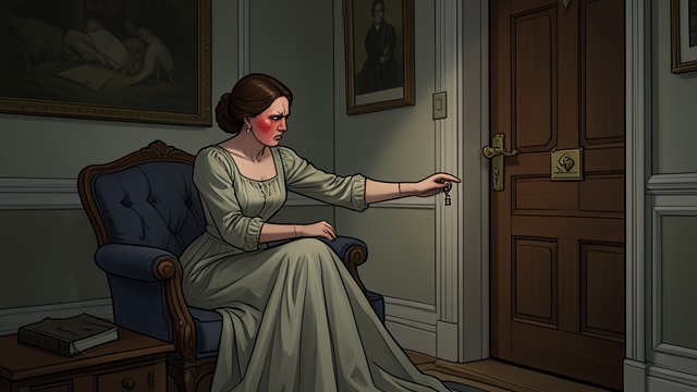 The Captive Bride from "Wuthering Heights". Doors That Will Not Open A Prisoner in the Parlour Lured by Linton's lies, Cathy is locked inside Wuthering Heights and beaten when she tries to seize the key.