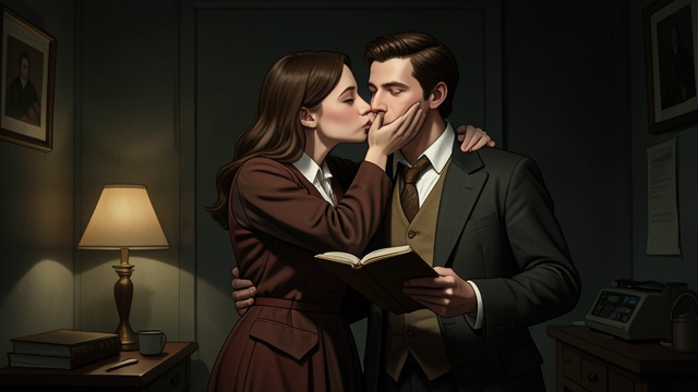 The Knit of Friendship from "Wuthering Heights". A Hand and a Kiss The Armistice Cathy, weary of loneliness, breaks Hareton's pipe and begs his friendship, then offers him a book and presses her lips to his…
