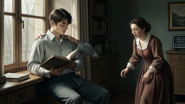 On the Eve of Marriage from "Wuthering Heights". The Restored House A Reading at the Window Mr. Lockwood, returning, spies Hareton reading with Cathy's hand over his shoulder and hears the young woman…
