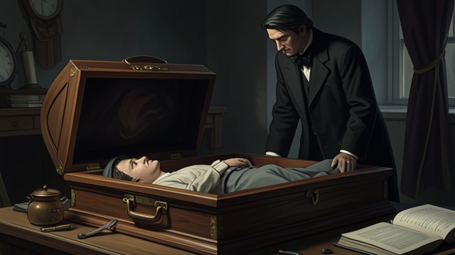 The Opened Coffin from "Wuthering Heights". The Desecrated Grave A Vision of the Beloved Heathcliff confesses to Nelly that he had Catherine's coffin side removed so his body and hers would mingle, and…