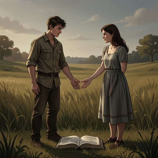 Hareton and Cathy's Blossoming Love from "Wuthering Heights". Follows the romance of Hareton Earnshaw and Catherine Linton (younger) from contempt to books to a wedding promise.