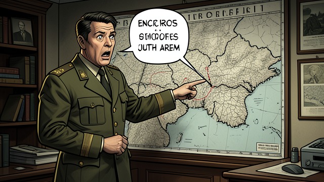 Encirclement Becomes Public from "The Zone of Interest". Encirclement Becomes Public A military fact enters the room Mobius announces that Manstein has retreated and the Sixth Army is encircled.