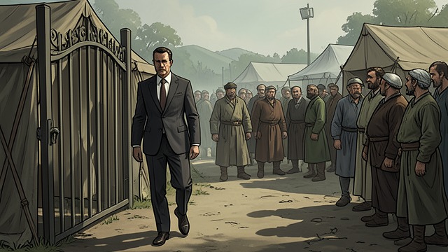 Thomsen Leaves the Camp from "The Zone of Interest". Thomsen Leaves the Camp A privileged departure Angelus Thomsen is removed from the camp and sent into the wider collapse of the Reich.