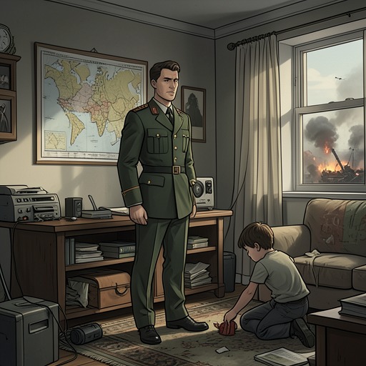 The Nazi Household and the War at Home from "The Zone of Interest". This thread follows how military defeat, scarcity, and political ideology intrude into the domestic lives of officials and families.