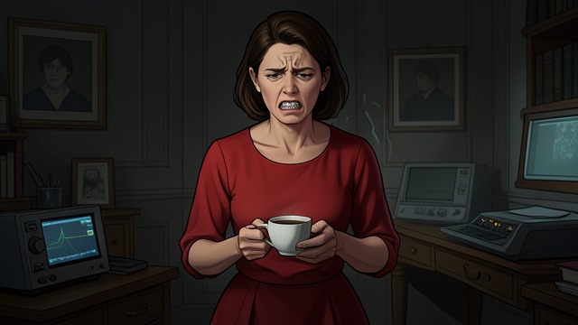 The Stimulant Signs from "Requiem for a Dream". The Stimulant Signs Physical warnings accumulate Sara grinds her teeth, feels restless, drinks excessive coffee, and experiences tremors and fear.