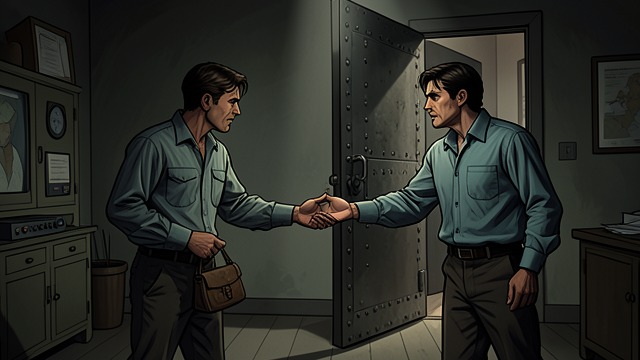 The Business Pact from "Requiem for a Dream". The Business Pact Partners in a plan Harry and Tyrone decide to cut and sell heroin rather than spend all their money on it.