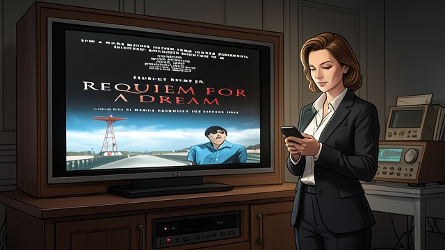 The Invitation Call from "Requiem for a Dream". The Invitation Call A voice from television A caller from McDick Corporation tells Sara she may become a quiz-show contestant.
