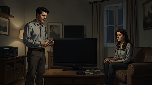 The Gift of a Television from "Requiem for a Dream". The Gift of a Television An attempted apology Harry buys Sara a new television and visits her in person.