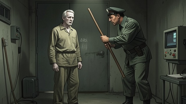 The Guard’s Challenge from "Requiem for a Dream". The Guard’s Challenge Humiliation as discipline A guard taunts Tyrone, invites him to attack, and makes clear that the offer is a trap.