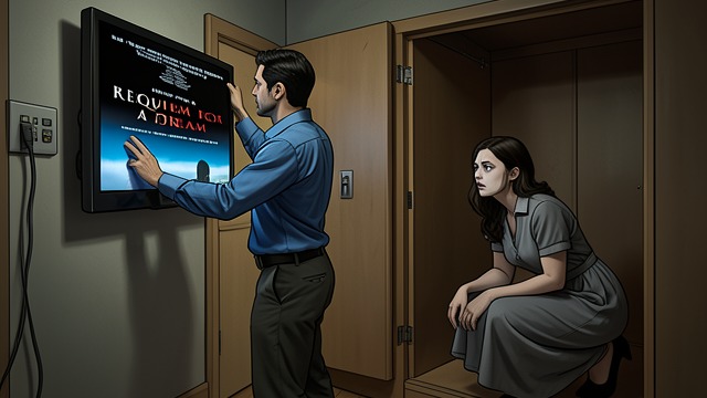 The Stolen Television from "Requiem for a Dream". The Stolen Television A fragile household Harry Goldfarb removes his mother’s television and takes it to a pawnshop.
