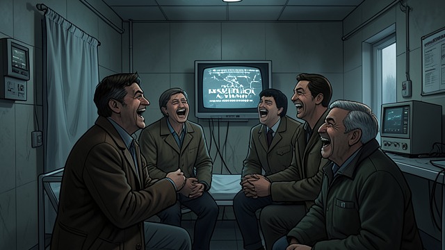 The Morgue Laughter from "Requiem for a Dream". The Morgue Laughter A group ritual Users trade jokes while music plays in the Bronx County Morgue.