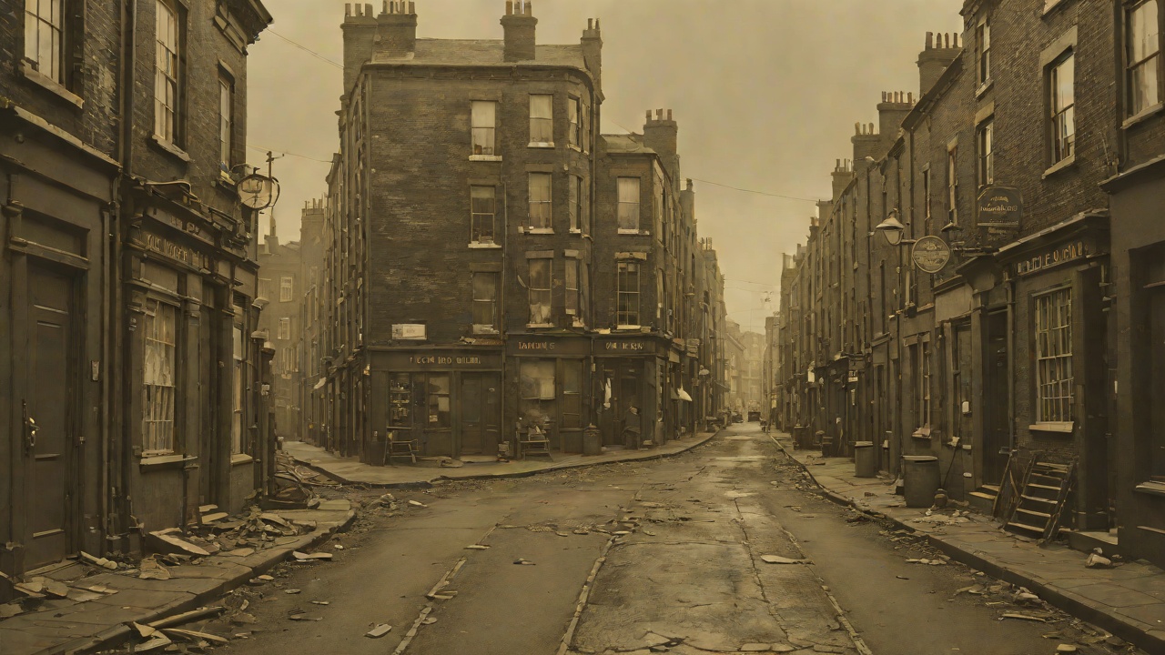 Wheeler Street's Filth from "The Captain and Ann Barbara". Wheeler Street's Filth The Crooked Lane The street was a gutter choked with dust and refuse, leading from a corner saloon to houses of ill repute.