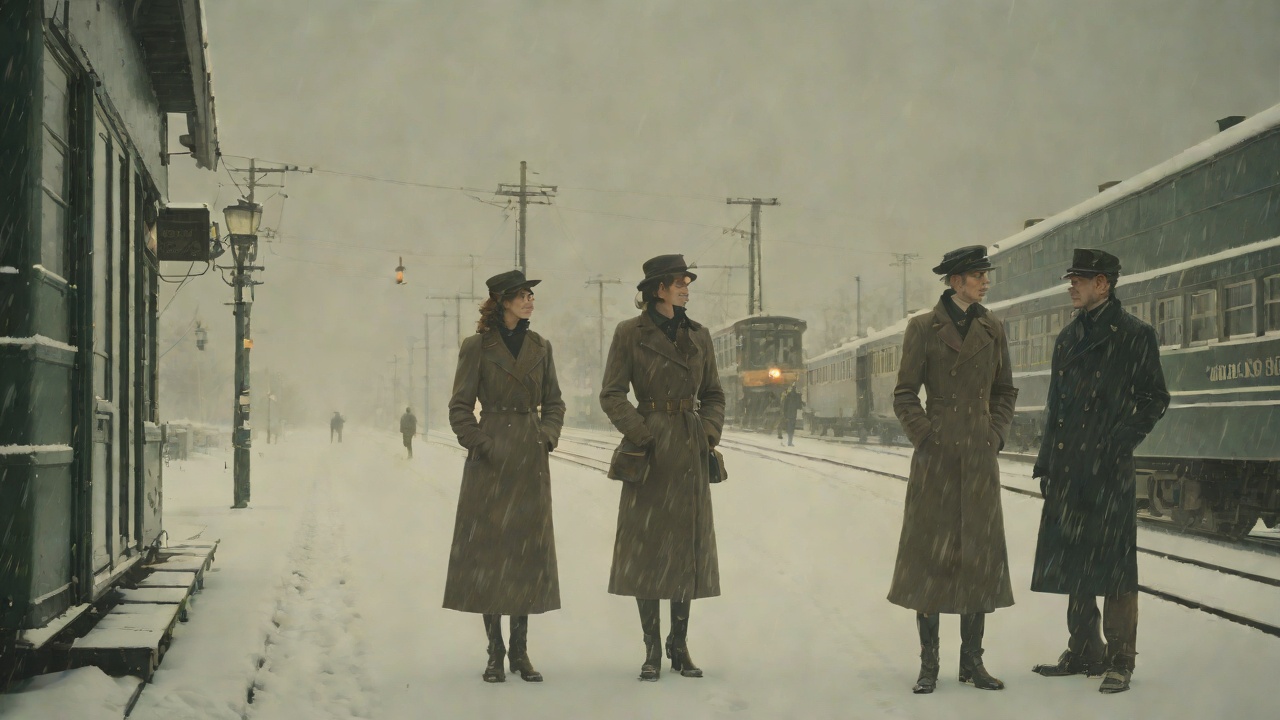 The Blizzard Interview from "The Captain and Ann Barbara". The Blizzard Interview The Storm and the Quest Mary struggled through a blizzard to meet a distinguished man of letters at the railroad station.