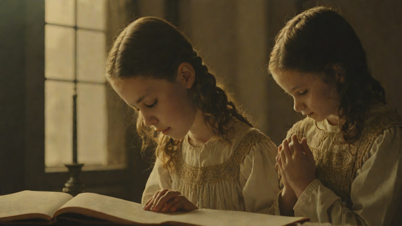 A Pious Child in the Pale from "The Captain and Ann Barbara". A Pious Child in the Pale The Child Who Prayed The little girl recited Hebrew prayers, kissed the mezuzah, and chanted Psalms by the window.