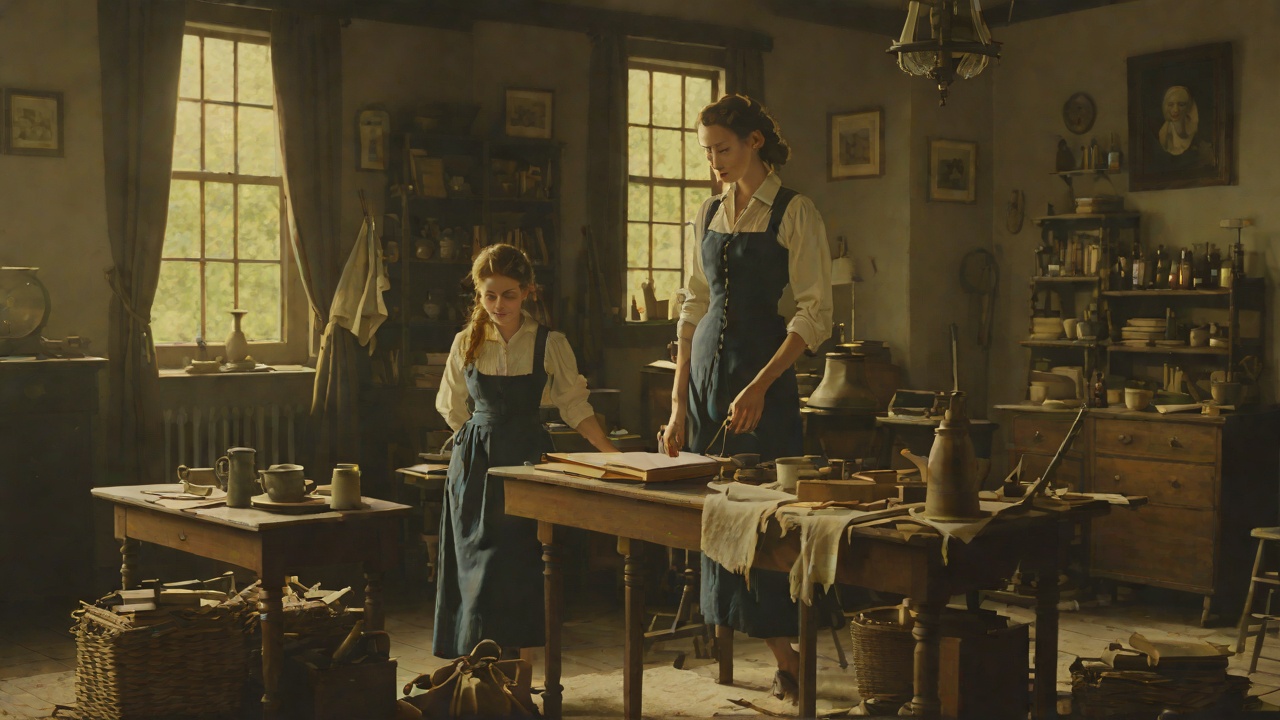 The Dressmaker's Apprentice from "The Captain and Ann Barbara". The Dressmaker's Apprentice Learning a Trade Pinchus wrote that in America trades were honorable, so Fetchke was apprenticed to a dressmaker.