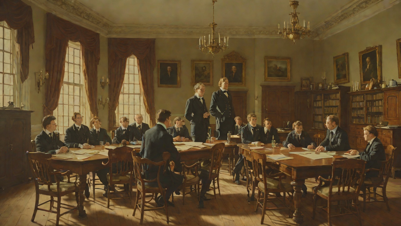 The Debating Club Founder from "The Captain and Ann Barbara". The Debating Club Founder The First Meeting Joseph started a debating club in the empty parlor on Dover Street to settle the problems of the Republic.