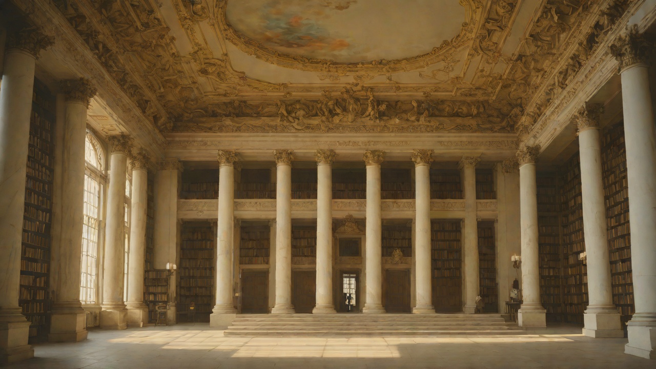 The Open Palace of the Library from "The Captain and Ann Barbara". The Open Palace of the Library The Inscriptions Public Library, Built by the People, Free to All were carved over the entrance.
