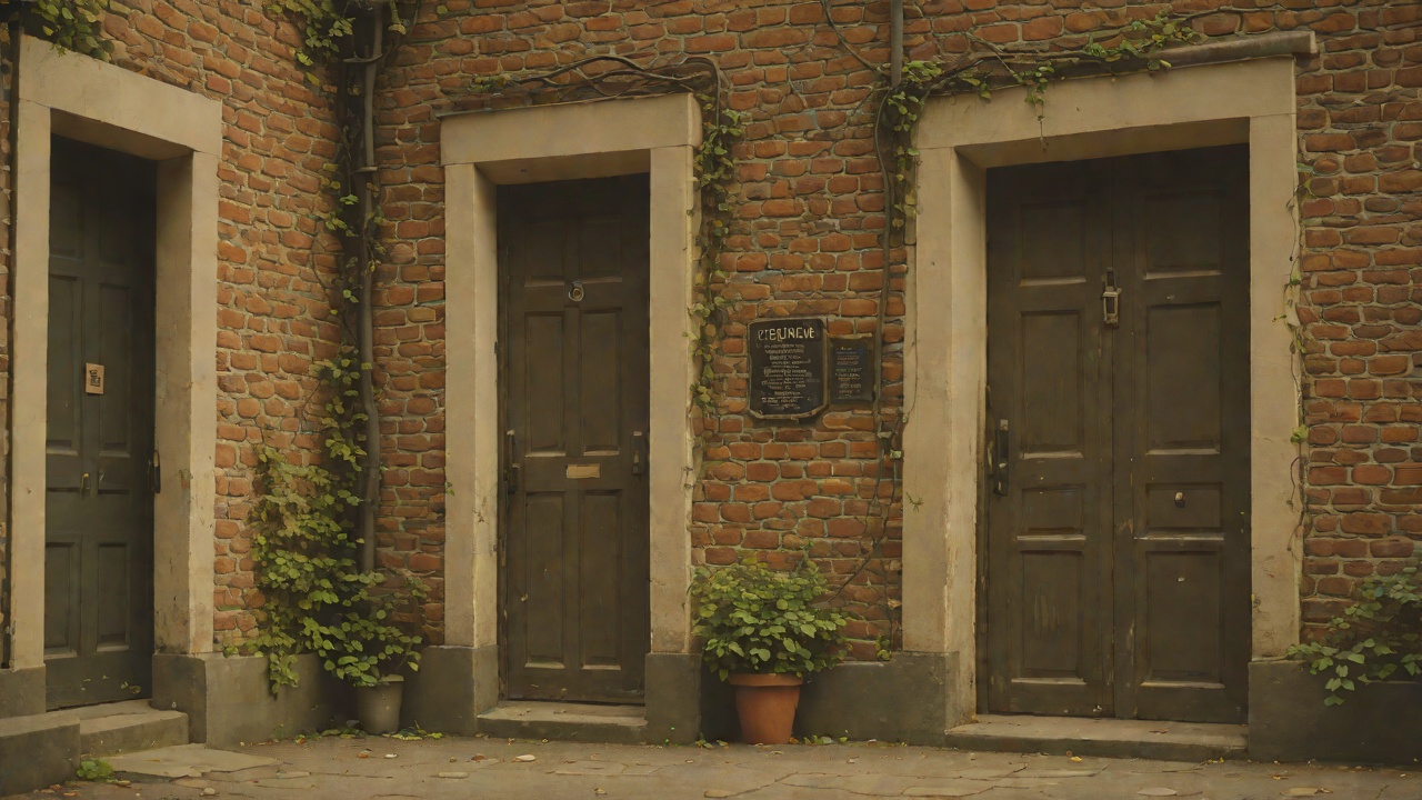 The Free School Door from "The Captain and Ann Barbara". The Free School Door The Little Guide A girl from across the alley offered to conduct the newcomers to school.