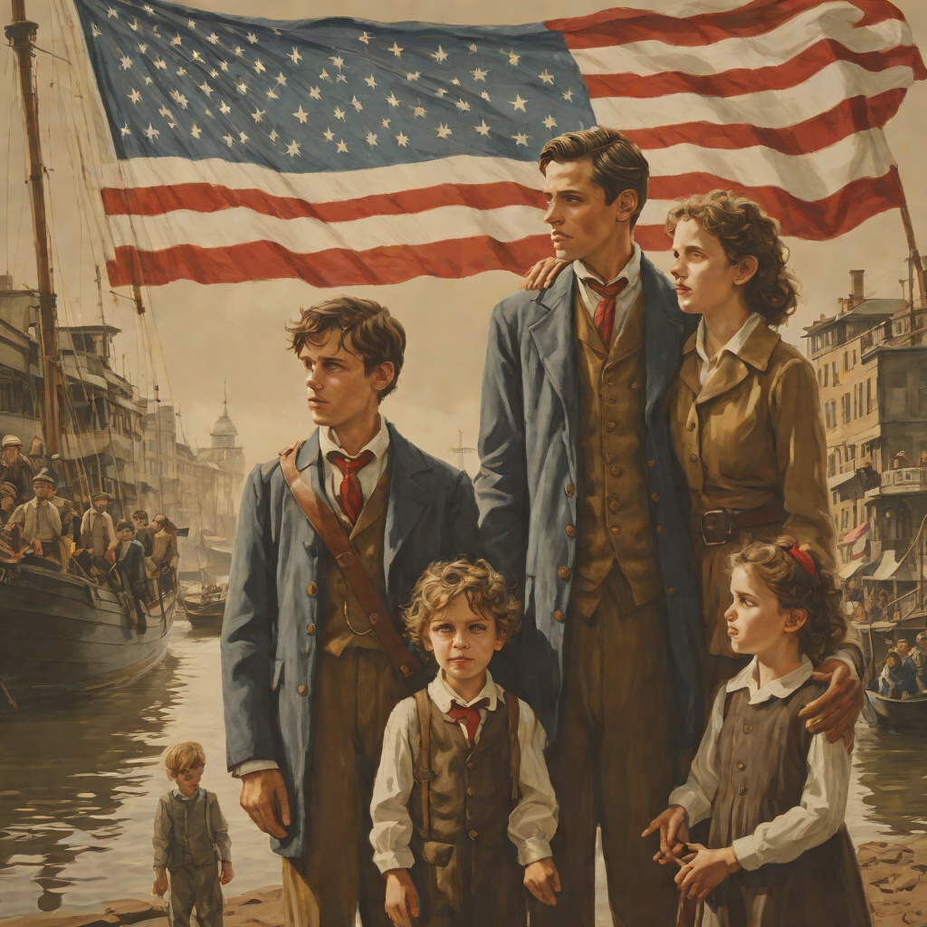The Immigrant's Love for America from "The Captain and Ann Barbara". The emotional conversion of an exiled Jewish child into a passionate citizen of the United States.