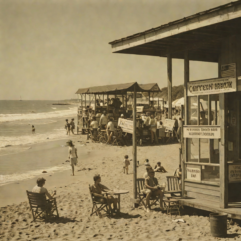 The Crescent Beach Interlude from "The Captain and Ann Barbara". The bright, doomed summer when the Antin family kept a refreshment stand with the Wilners on the Massachusetts shore.
