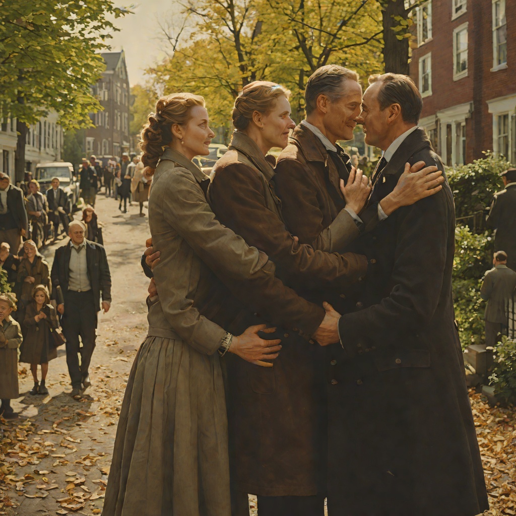 The Community's Embrace from "The Captain and Ann Barbara". The chain of kinship and neighborly loyalty that carried the Antin family from Polotzk to Boston.