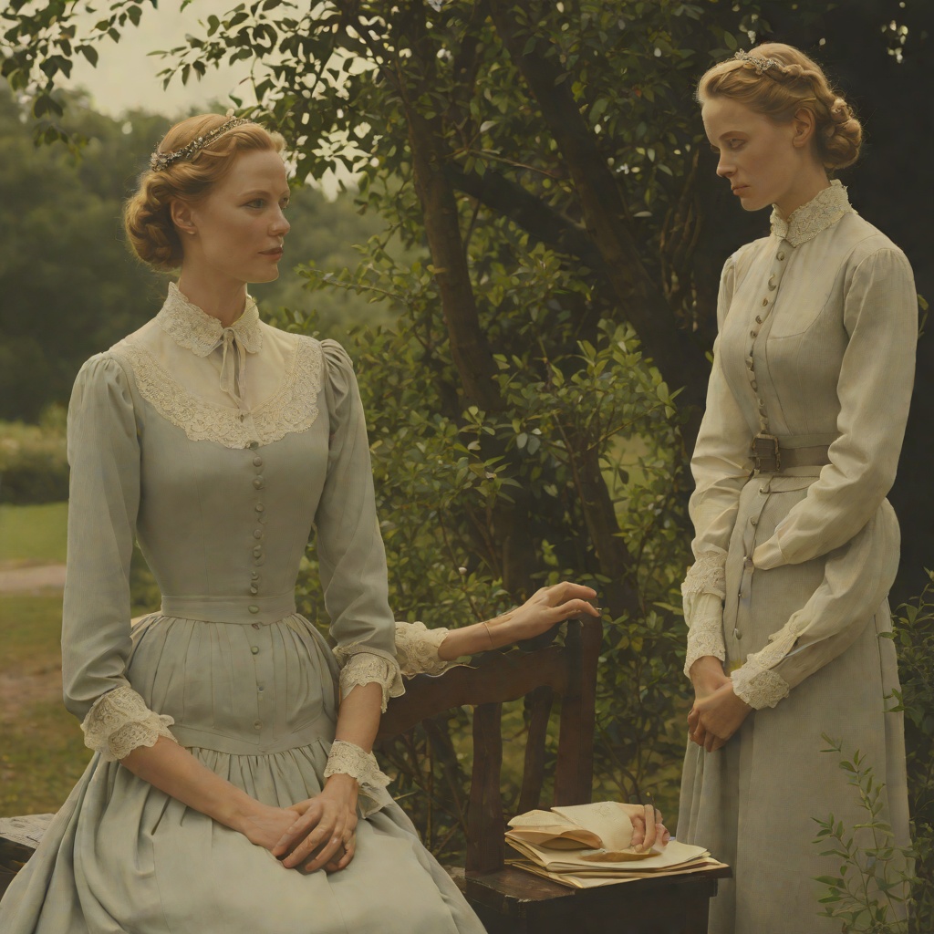 The Bond Between Mary and Frieda from "The Captain and Ann Barbara". The deep sisterly love that survived inequality of schooling and marriage and became a source of poetry.