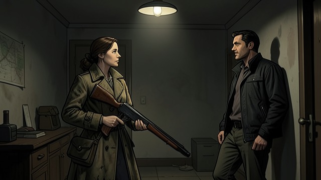 Action Without Guarantees from "Down Cemetery Road". Action Without Guarantees A choice under threat Howard presents silence and restored normality as Sarah’s safe option, then shoots when she appears to consider…