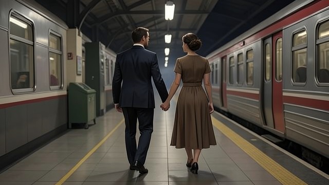 The Affair Revealed from "Down Cemetery Road". The Private Cost of Career Life A Kiss Across the Tracks At the station, Sarah sees Mark kiss another woman on the opposite platform.