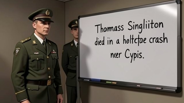 A Death on Paper from "Down Cemetery Road". A Death on Paper The official account The military reports that Thomas Singleton died in a helicopter crash near Cyprus, allowing his real fate and the fate of…