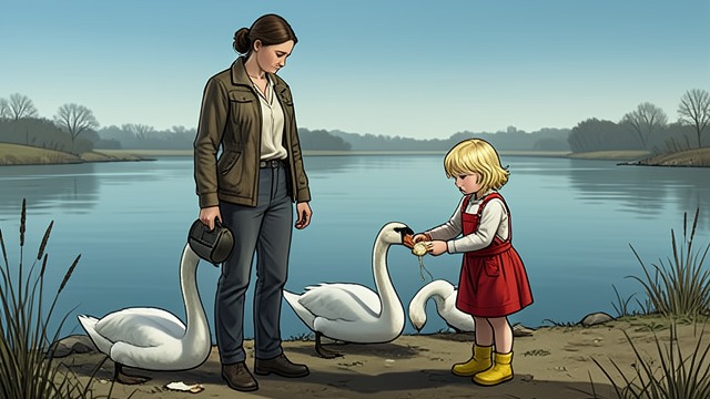 A Child in Memory from "Down Cemetery Road". A Brief Encounter Recalled The Child by the River Sarah remembers a small blonde girl who once fed bread to the swans.