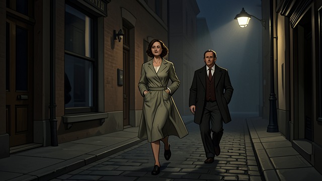 Flight Without a Map from "Down Cemetery Road". Flight Without a Map Leaving the old life Sarah escapes Oxford with Michael Downey after Axel attacks her and Downey shoots him.