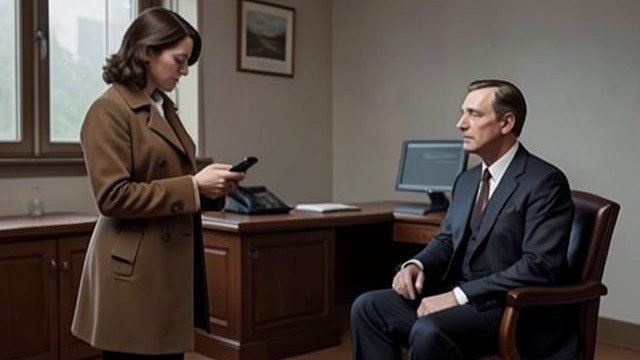 The Murder Changes Everything from "Down Cemetery Road". A Partnership Interrupted The Empty Office Sarah finds Joe’s body and calls the police.