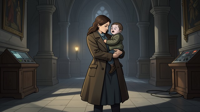 The Child at the Center from "Down Cemetery Road". The Child at the Center A fragile reunion Sarah reaches the chapel and finds Michael Downey alive with Dinah Singleton.