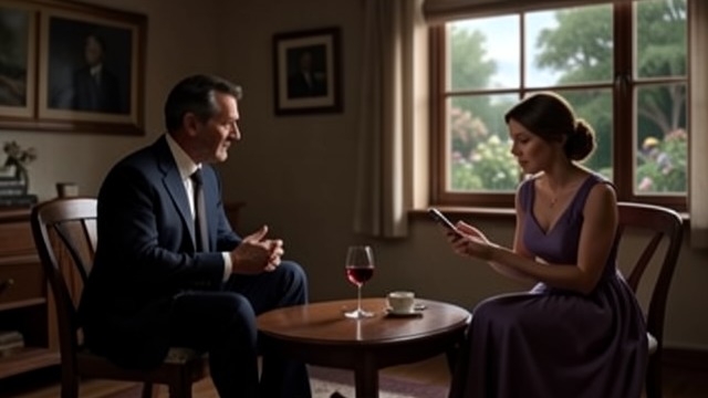 The Weekend Performance from "Down Cemetery Road". Playing the Successful Couple Hospitality as Work At the Inchons’ carefully staged cottage, Mark tries to make Sarah appreciate the setting and behave as a…