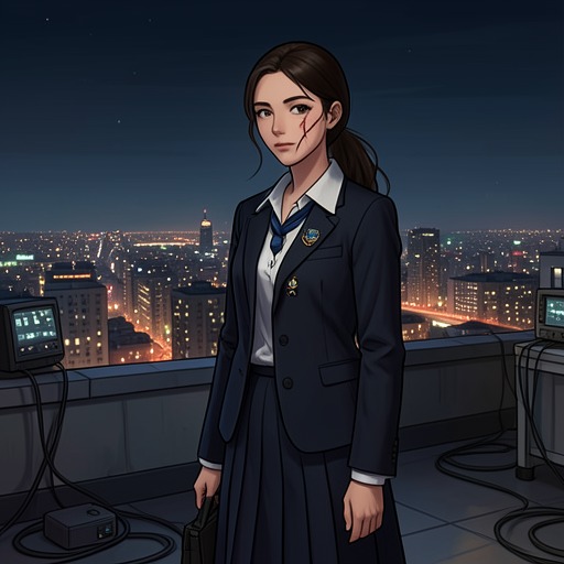 Sarah’s Fall and the Life Afterward from "Down Cemetery Road". This subplot follows Sarah’s student-era drug use and rooftop fall as a buried trauma that returns under police pressure and shapes the imagery through which…
