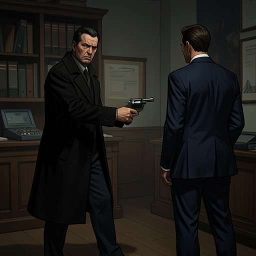 Amos Crane Versus Howard from "Down Cemetery Road". This flow traces the struggle between Amos Crane’s personal pursuit of revenge and Howard’s effort to control an increasingly disastrous operation and its…