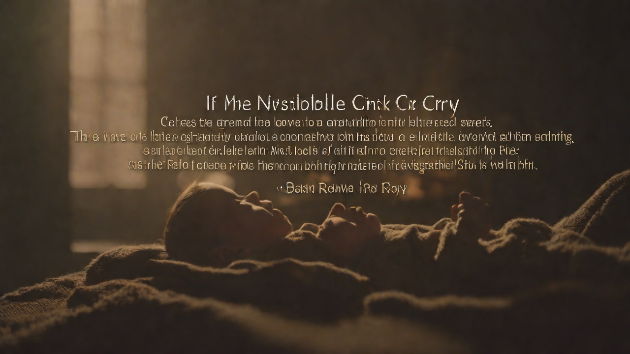 The Invisible Cry from "Die, My Love". The Invisible Cry Context The narrator hears the baby crying every night, but when she goes to him she finds absolute silence, as if a few seconds of his cries…