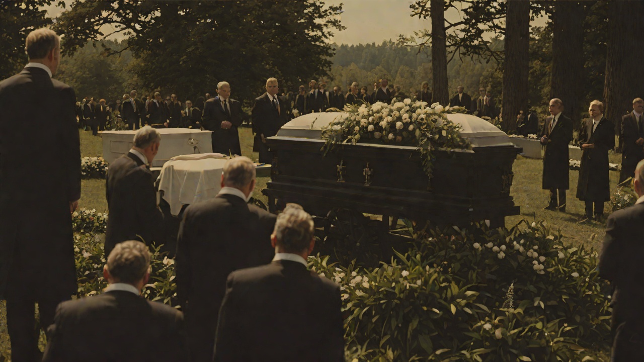 The Funeral from "Die, My Love". The Funeral Context The father-in-law dies in his sleep, and the narrator stands before his grave with an image of his teeth stuck in her mind.