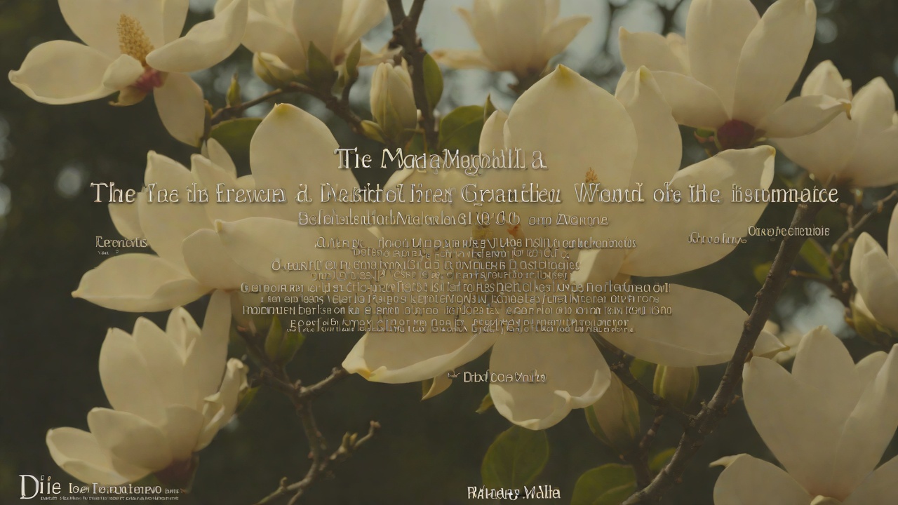 The Desired Word Magnolia from "Die, My Love". The Desired Word Magnolia Context The narrator hopes the first word her son says is a beautiful one, more important than health insurance.
